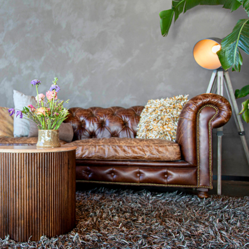 Authentieke Chesterfield 3-zit
